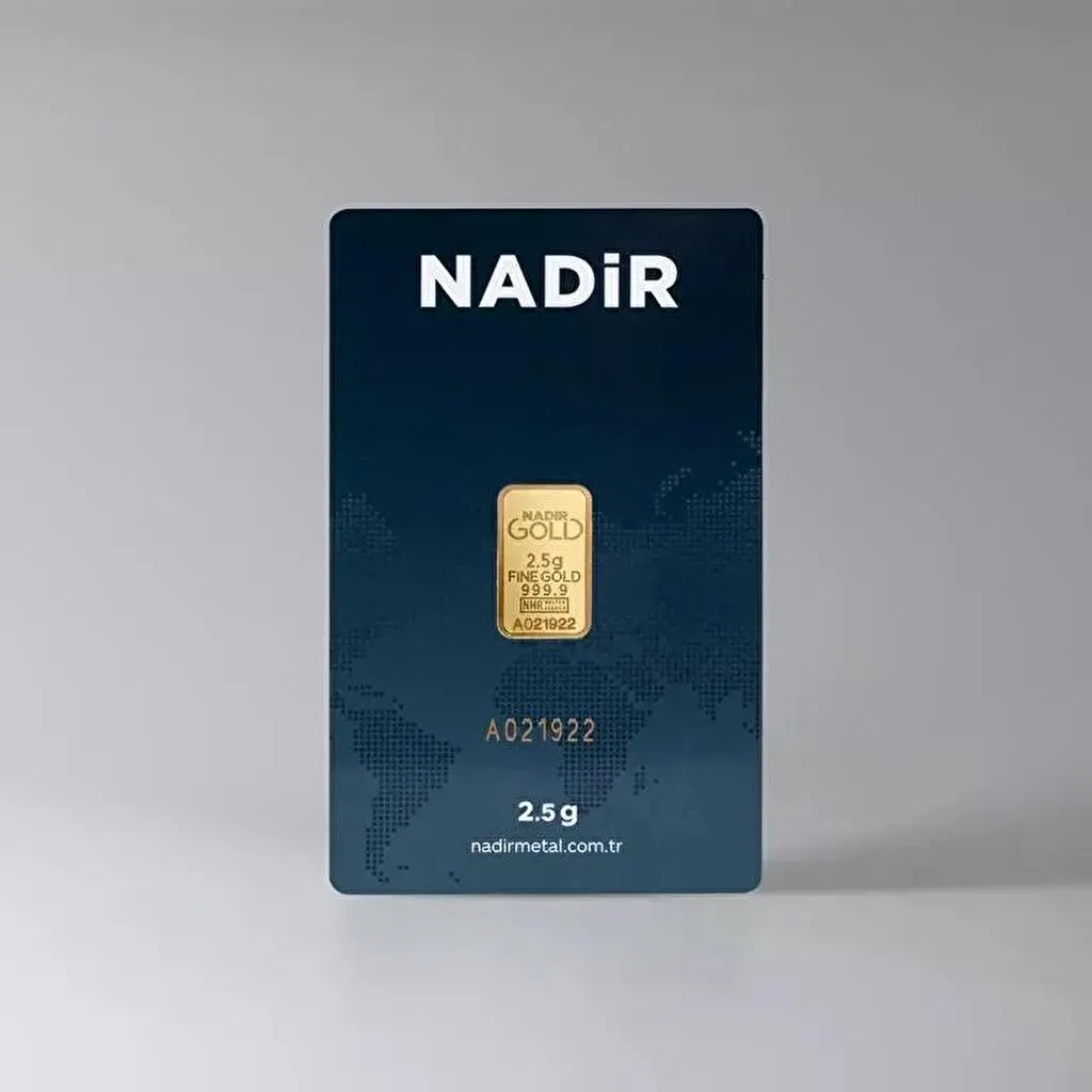 NadirGold 2,5 Gram Külçe Altın 999