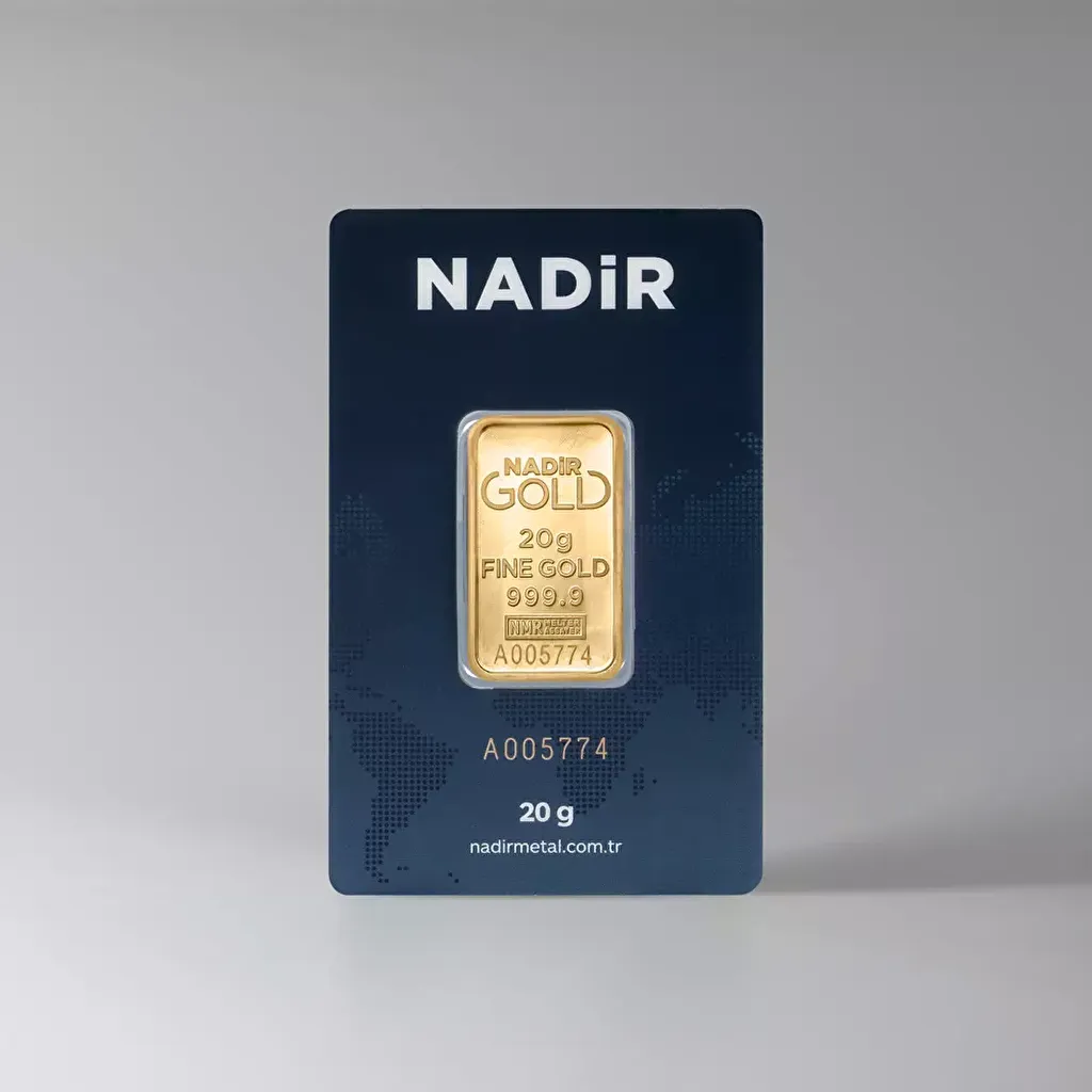NadirGold 20 Gram Külçe Altın 999
