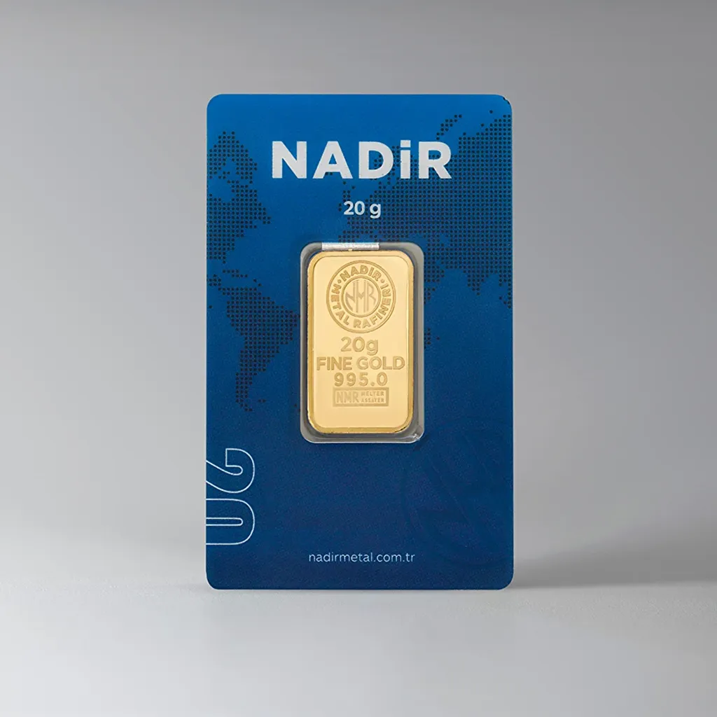 NadirGold 20 Gram Külçe Altın 995