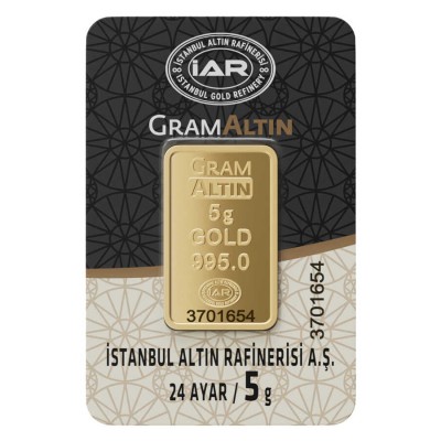  GramAltın 5 Gram Külçe Altın 995